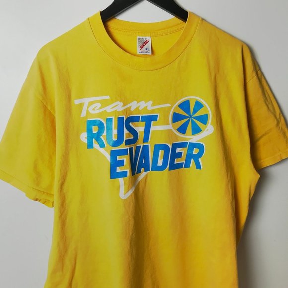 Vintage Team Rust Evader T Shirt Classic Graphic Tee Short Sleeve 100% Cotton - Picture 8 of 10